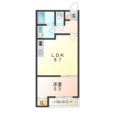 コンフォール道明寺駅西の物件間取画像